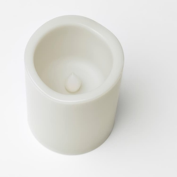 IKEA Godafton LED block candle set of 2 gray - Picture 3 of 5